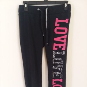 Victoria Secret LOVE sweat pants
